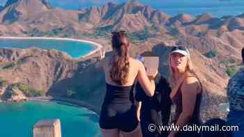 Satisfying moment Aussie tourist unloads at a tosser for dumping rubbish at a world-famous lookout: 'Shame on you'