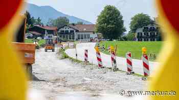 Wegen Ausbau der Fahrbahn: B472 in Waakirchen ab sofort komplett gesperrt