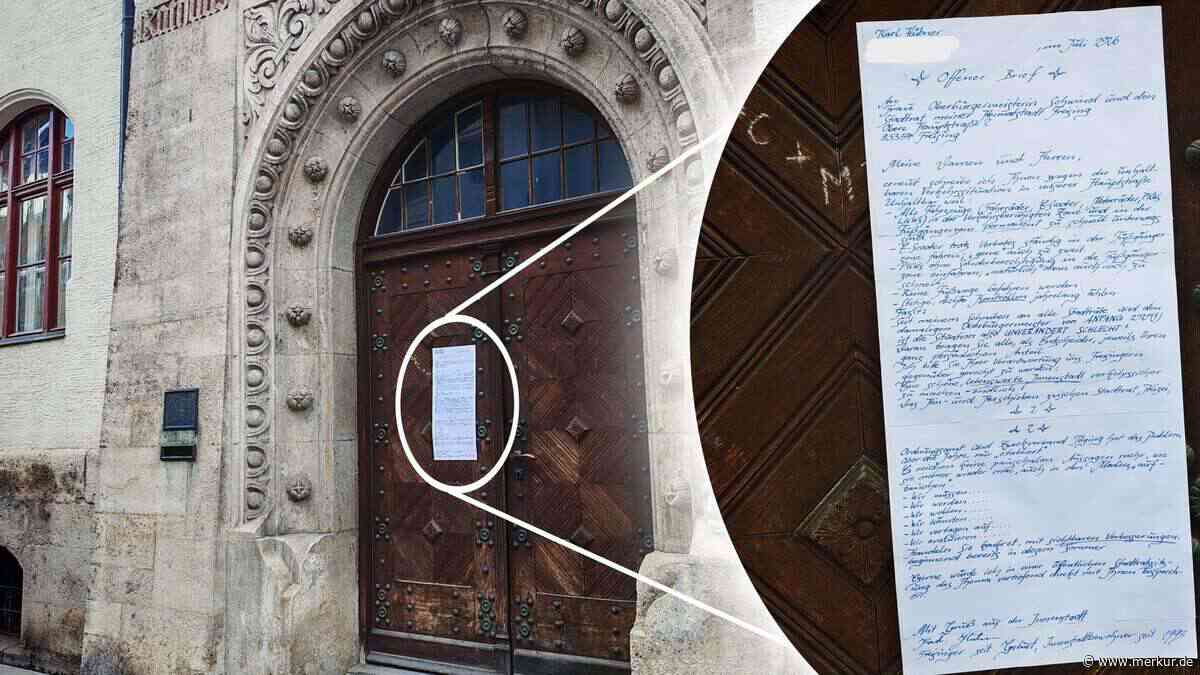 Freisinger heftet offenen Brief ans Rathaus: „Die Innenstadt ist gefährlich!“