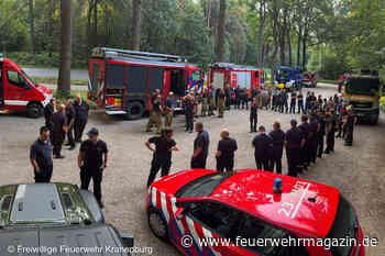Deutsch-niederländische Feuerwehren stimmen Waldbrandkonzept ab