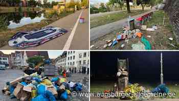 Müll, Badelatschen, Flöße, Flaschen: Die Überbleibsel vom Nabada und der Schwörmontags-Party in Ulm