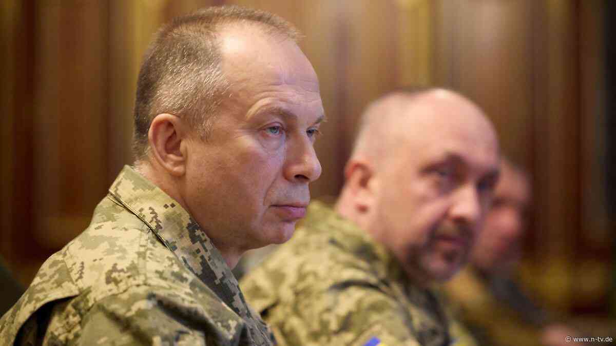 Entschuldigung bei Fedorow: Kiews Armeechef Syrskyj spielt Konflikt mit Ex-Verteidigungsminister herunter