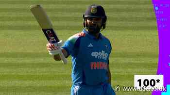 'He's got it!' - Rohit Sharma reaches historic century in style