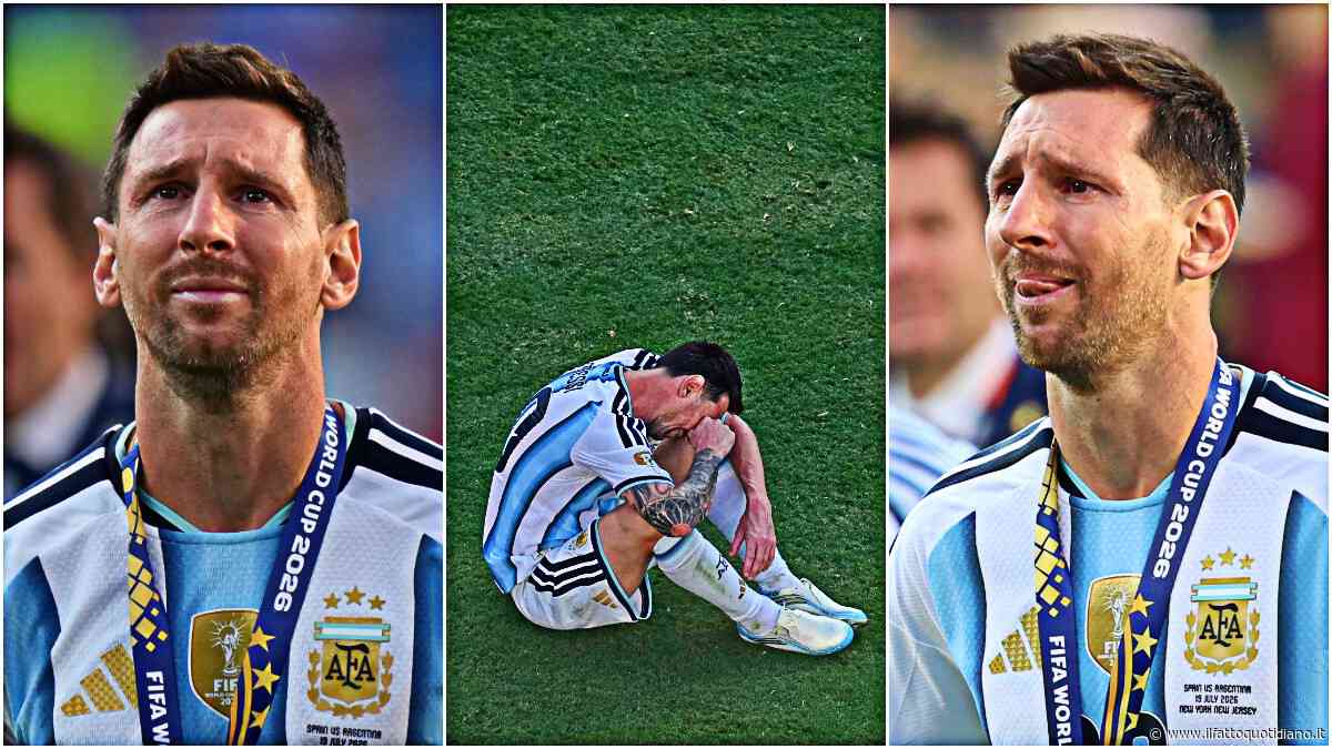 Da solo, a piangere in mezzo al campo: Messi non vuole lasciare così l’Argentina, l’addio può aspettare. Ora punta le Olimpiadi 2028 e il Mondiale 2030