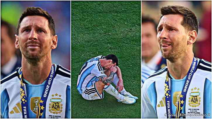 Da solo, a piangere in mezzo al campo: Messi non vuole lasciare così l’Argentina, l’addio può aspettare. Ora punta le Olimpiadi 2028 e il Mondiale 2030