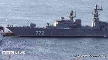 Russian warship carried out firing exercise off Plymouth coast