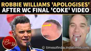 Robbie Williams Breaks Silence After White Substance Sparks Cocaine Rumours At World Cup Final