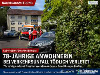 Ludwigshafen – NACHTRAG – Nach tragischem Unfall: 78-jährige Anwohnerin verstirbt nach Verkehrsunfall