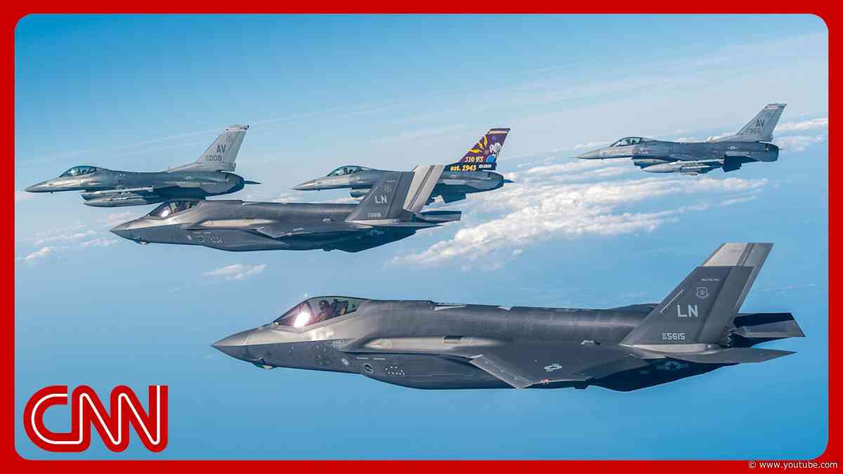 US sending more F-16 & F-35 fighter jets into Iran war
