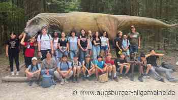 Die Nachmittagsbetreuung der Neuburger Mittelschule auf Reise in die Urzeit