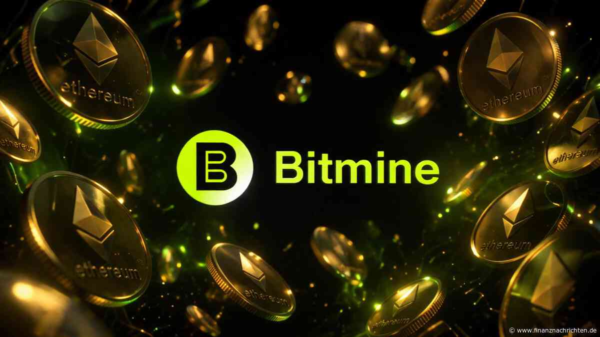 Meilenstein in Griffnähe: Ethereum-Anstieg befeuert BitMine - wöchentliche ETH-Käufe machen sich bezahlt