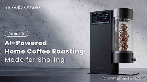 Mago Maga lance le « Roma-X », un torréfacteur à café domestique doté d'IA, sur Kickstarter, le 23 juillet