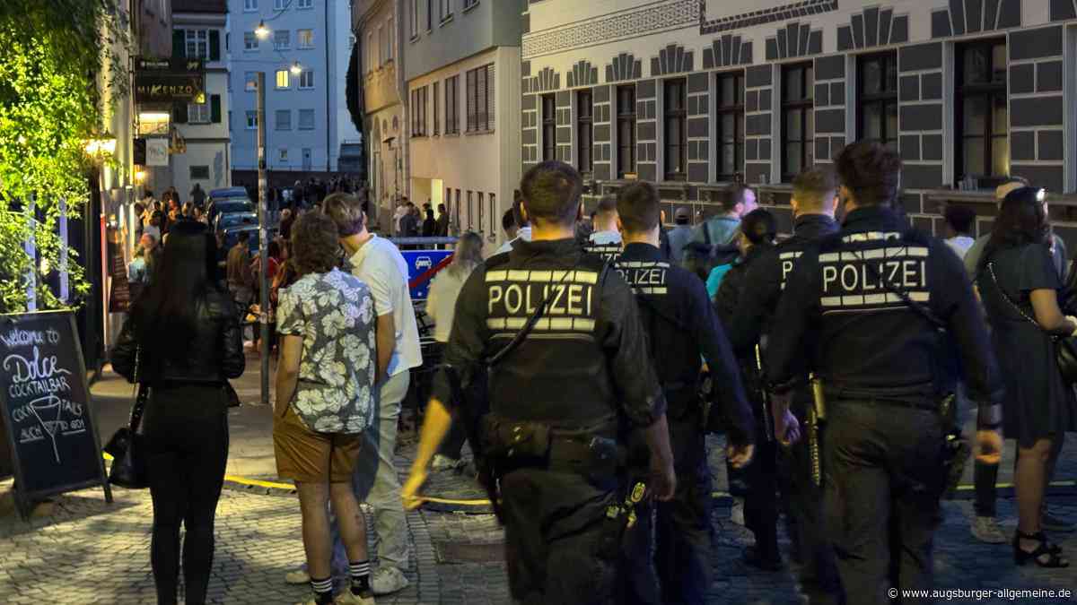 Polizeieinsätze am Schwörmontag: Trotz brutaler Zwischenfälle zieht die Polizei eine positive Bilanz