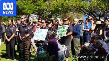 Protest held ahead of NT child protection laws debate