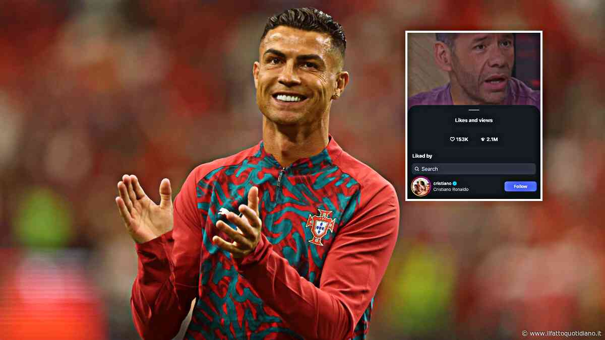“Doveva uscire 4 turni prima. Avanti grazie alla Fifa, organismo mafioso e corrotto”: il caso del like di Cristiano Ronaldo al video contro l’Argentina