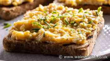 Make scrambled eggs lighter and richer by adding 1 ingredient to pan when cooking