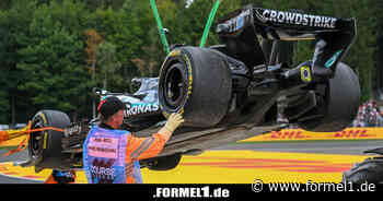 Formel-1-Technik: Russell-Ausfall verrät Details zum Unterboden bei Mercedes