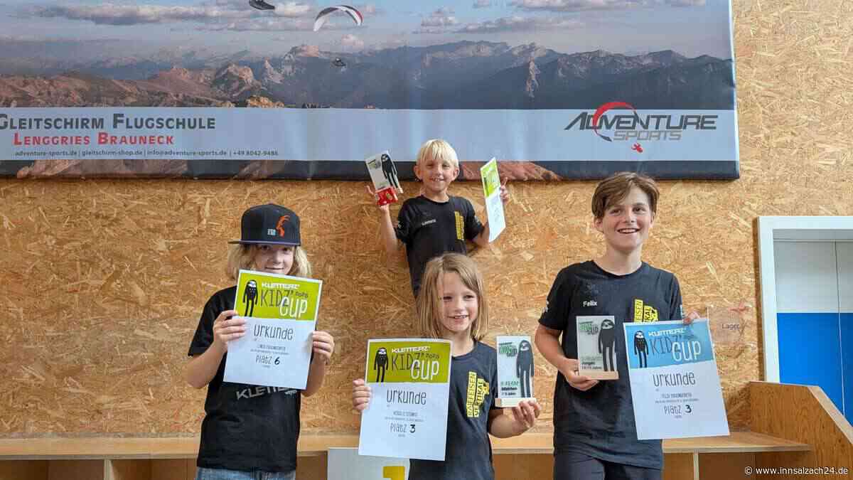 Kletternachwuchs aus Mühldorf am Inn holt drei Podestplätze bei Wettkampf