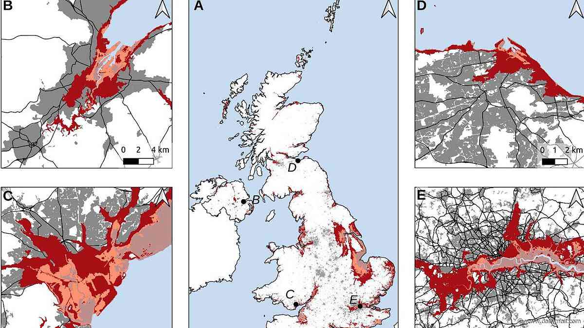 Sea level rise could plunge 1.7 MILLION Brits underwater by 2300, scientists warn - so, is your home at risk?