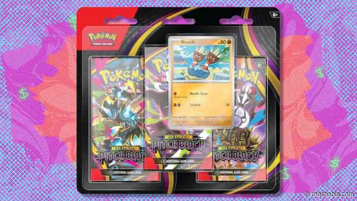 The Pokémon TCG Pitch Black 3-Pack Blister hits a new record-low price on Amazon — save over $5