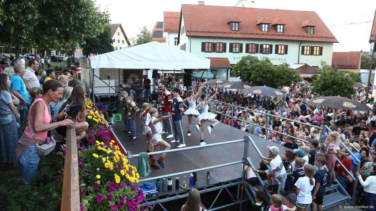„Heuer war es echt extrem“: Peitinger Bürgerfest trotzt dem durchwachsenen Wetter