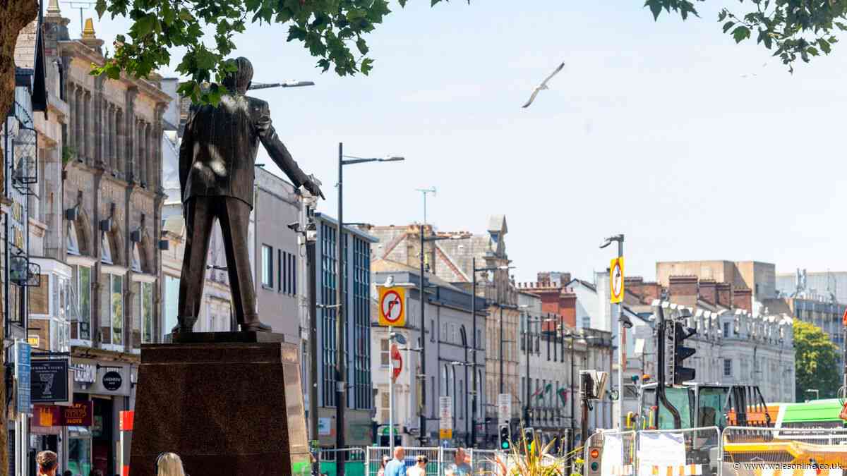 Famous Cardiff statue could be moved because of poo issues