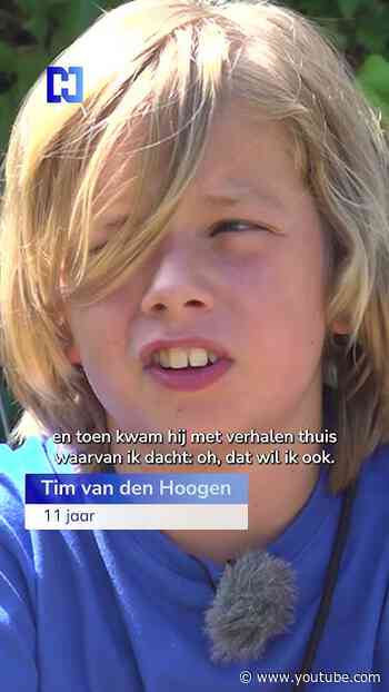Tim (11) is één van de jongste deelnemers van Nijmeegse Vierdaagse