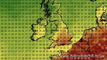 UK weather maps show new heatwave as 10 counties reach 40C