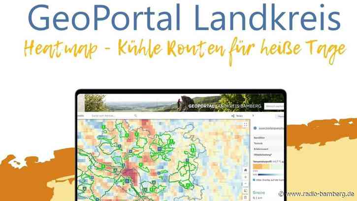 Neue Hitzekarte im GeoPortal des Landkreises: Kühle Routen für heiße Tage