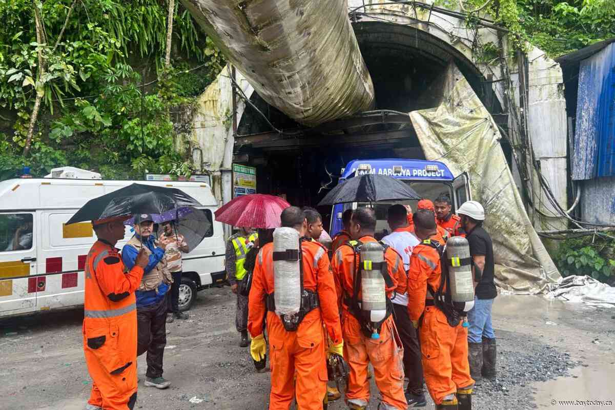India tunnel disaster at a Himalayan hydropower project leaves 10 dead and 17 missing