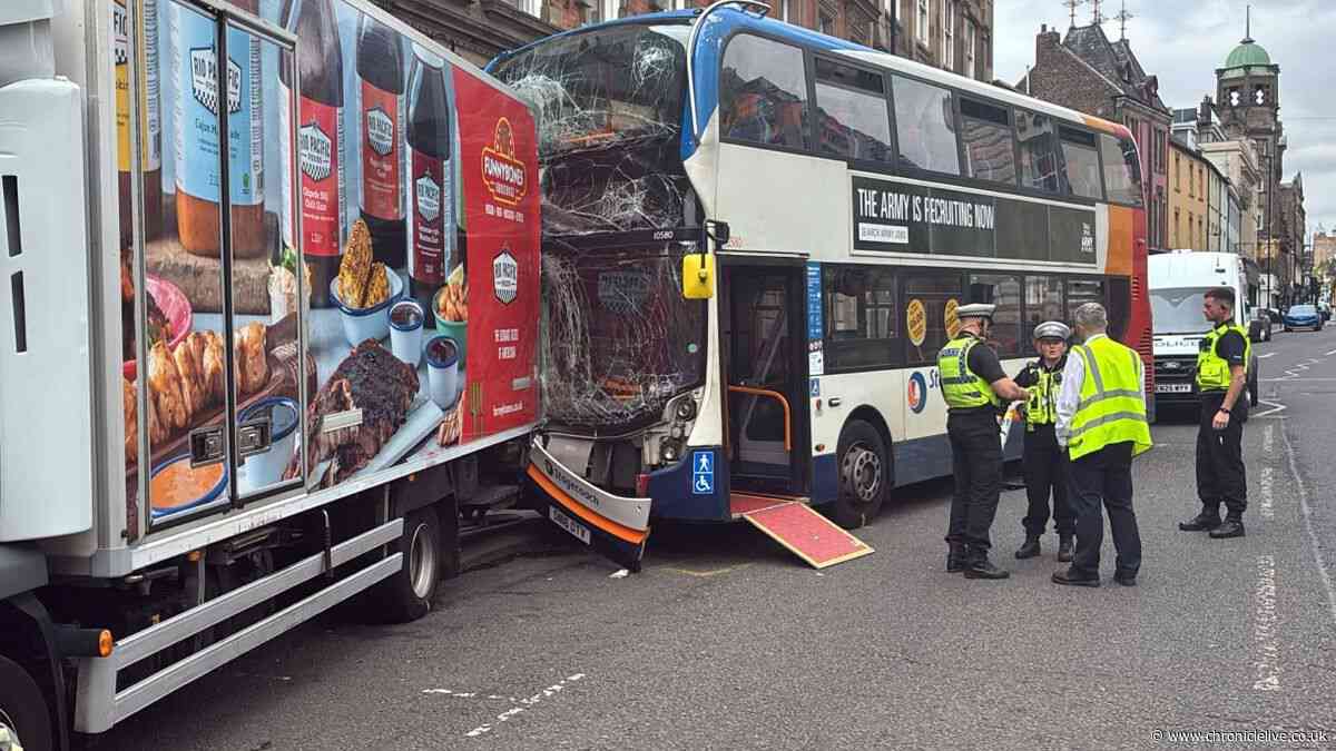 Westgate Road bus crash LIVE: Updates as huge 999 response in Newcastle city centre