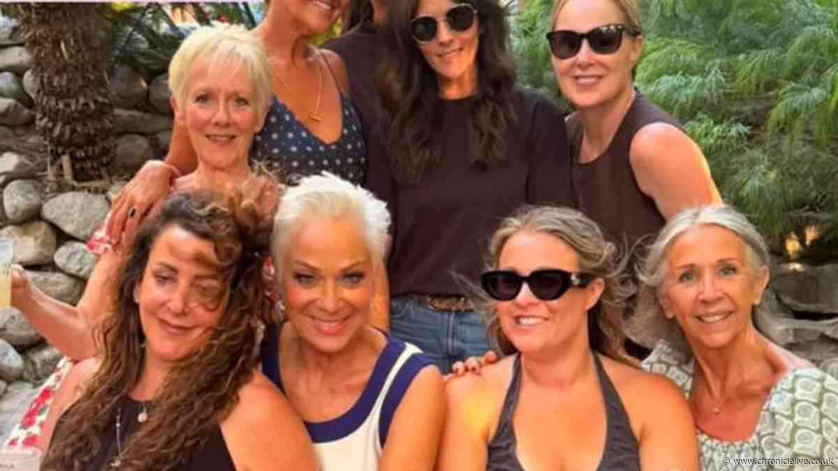 Coronation Street legend joins Denise Welch in LA for Matty Healy's wedding