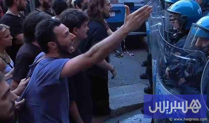 احتجاجات في بولونيا بعد وفاة مغربي