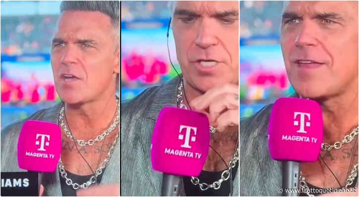 “La gente è preoccupata per me, ma va tutto bene, non è cocaina”: il “caso” della caramella di Robbie Williams alla finale dei Mondiali