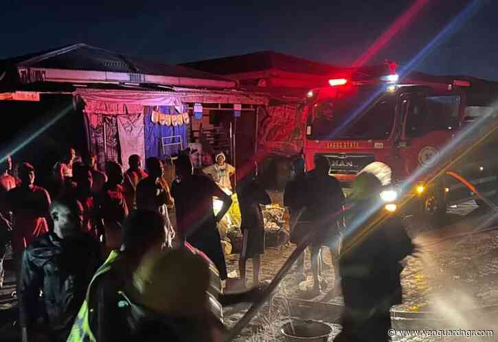 Fire destroys 17 shops in Lagos market