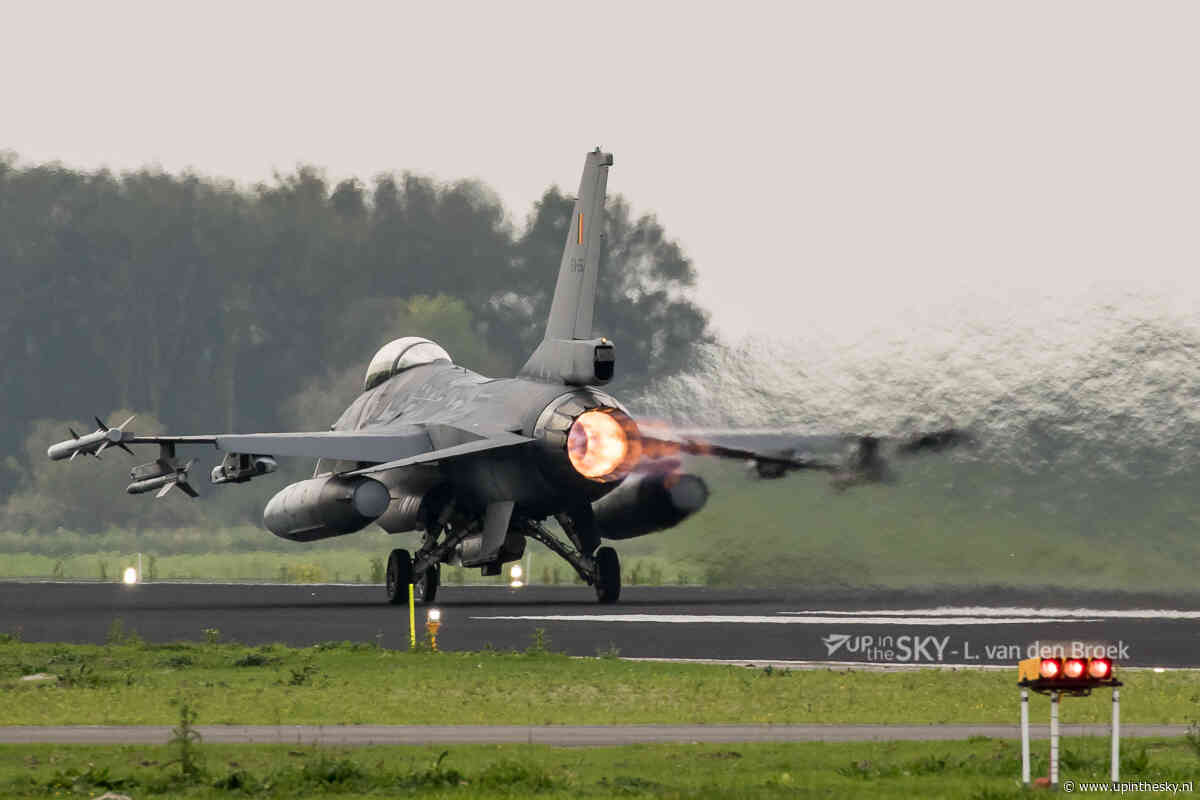 Belgische F-16’s vliegen flypast tijdens GP van Spa (video)
