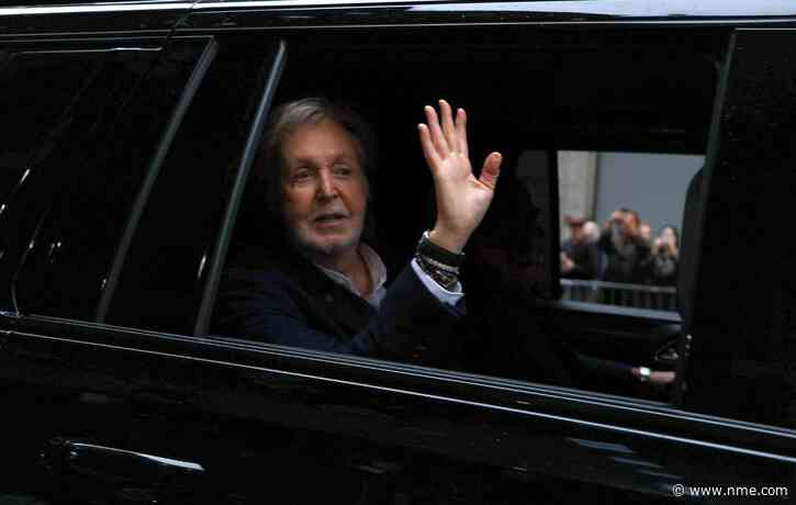 Paul McCartney (with Ringo Starr on video call) surprises Beatles fans taking Magical Mystery Tour in Liverpool
