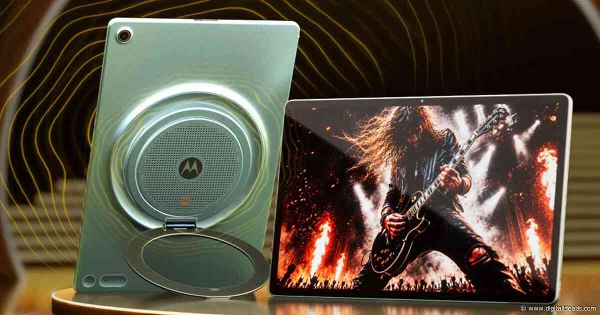 After flips and foldables, Motorola drops a tablet stuffed with nine JBL speakers, and I need to hear it