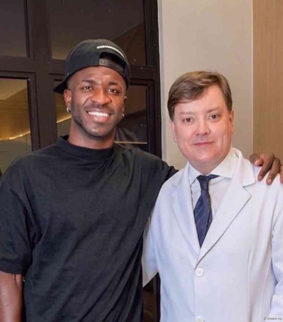 Vinicius undergoes chin harmonisation surgery in Brazil
