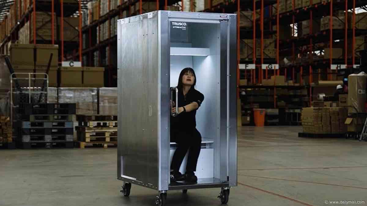 Now that's what you call a cool idea! Japanese firms are selling 'fridges for humans' that chill you almost instantly - but they come at a hefty price