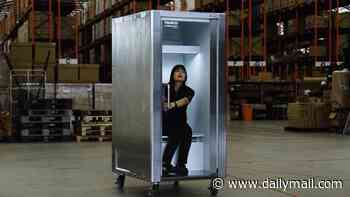 Now that's what you call a cool idea! Japanese firms are selling 'fridges for humans' that chill you almost instantly - but they come at a hefty price