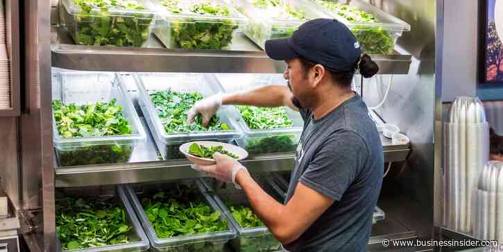 Salad bowl chains are flexing that they don't serve iceberg lettuce anyway