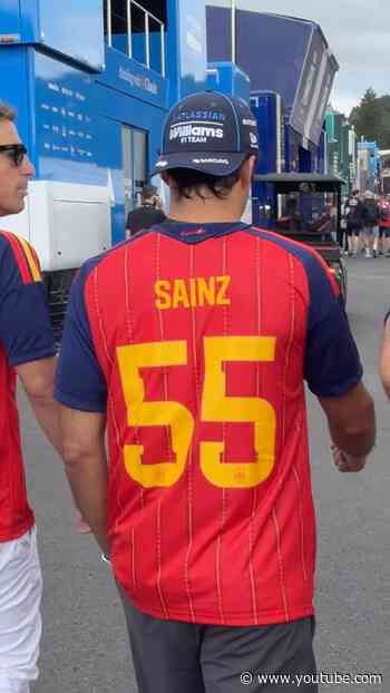 Football fever hits the paddock #f1