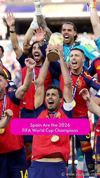 And the 2026 FIFA World Cup goes to Spain! 🇪🇸🏆(📸: Getty Images)