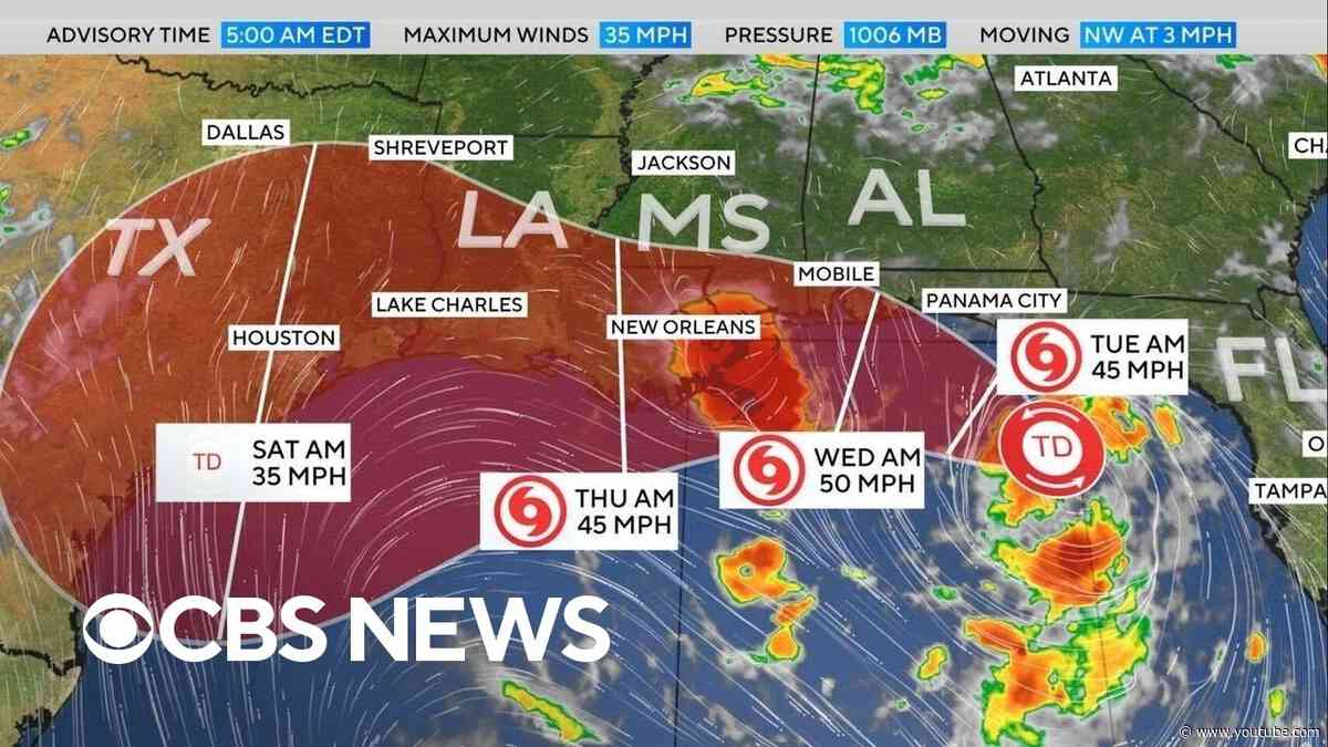 Tropical Storm Bertha forms off Gulf Coast