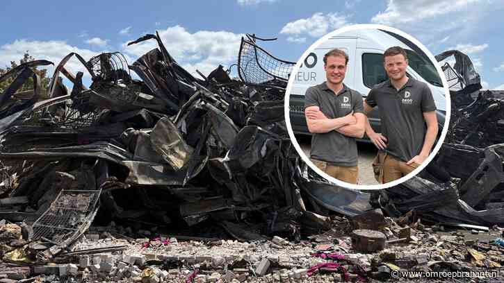 Gigantische steun voor Max en Jelle na verwoestende brand: ‘Alles is weg’