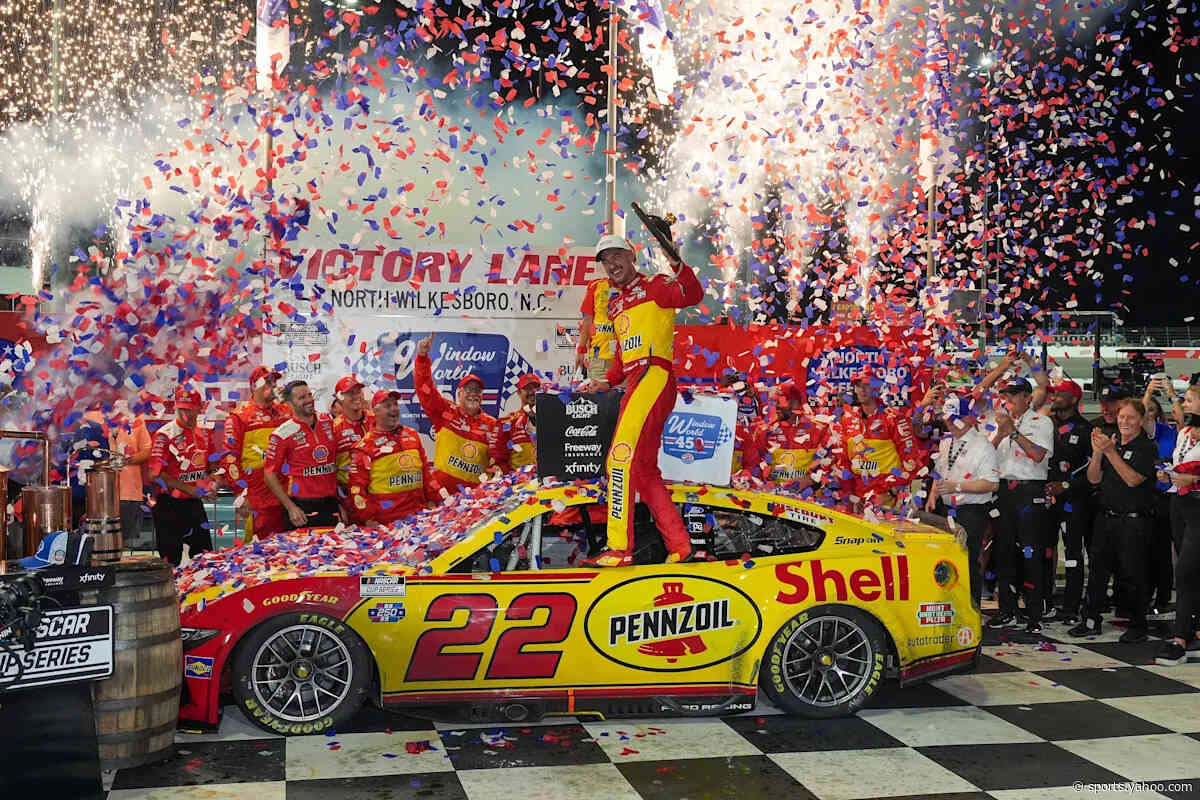 Joey Logano discusses big NASCAR win at North Wilkesboro in 2026