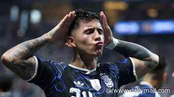 Deluded World Cup final villain Enzo Fernandez insists Argentina represented nation in 'best possible way' despite disgraceful behaviour in New York and riling England fans with Falklands flag