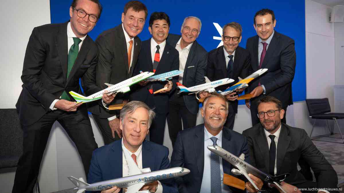 Abra Group, Binter en Luxair bestellen 28 Embraer E2-toestellen