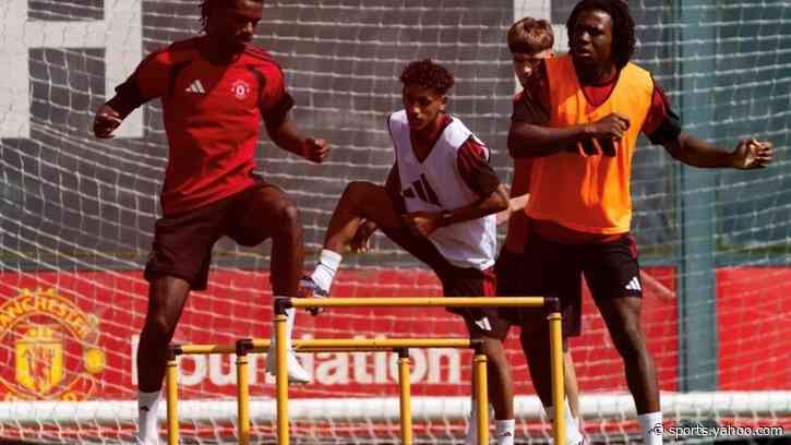 Man Utd publish JJ Gabriel training pic before Norway trip